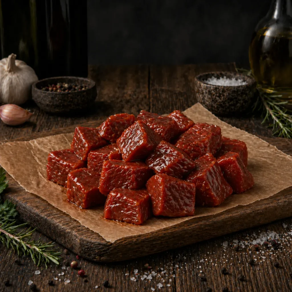 Marinated Diced Beef