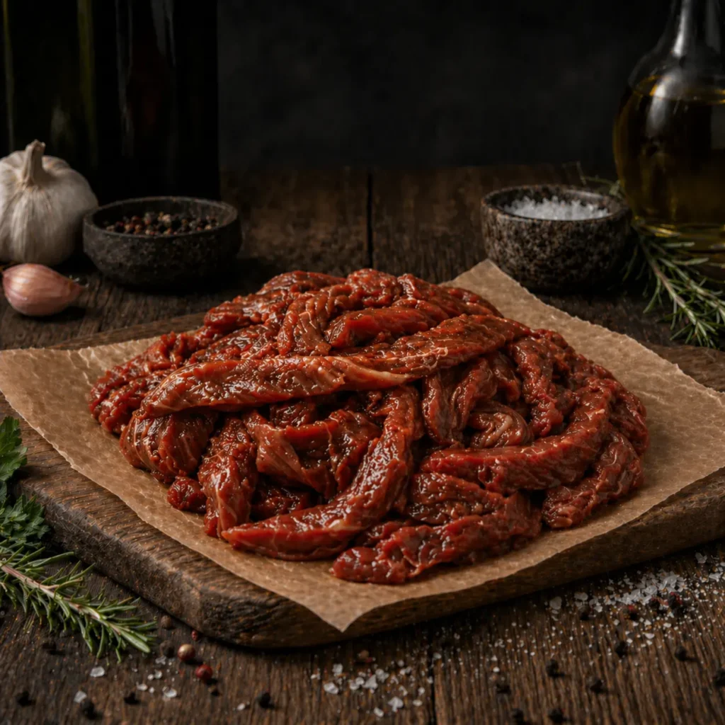 Marinated Beef Stir Fry Strips