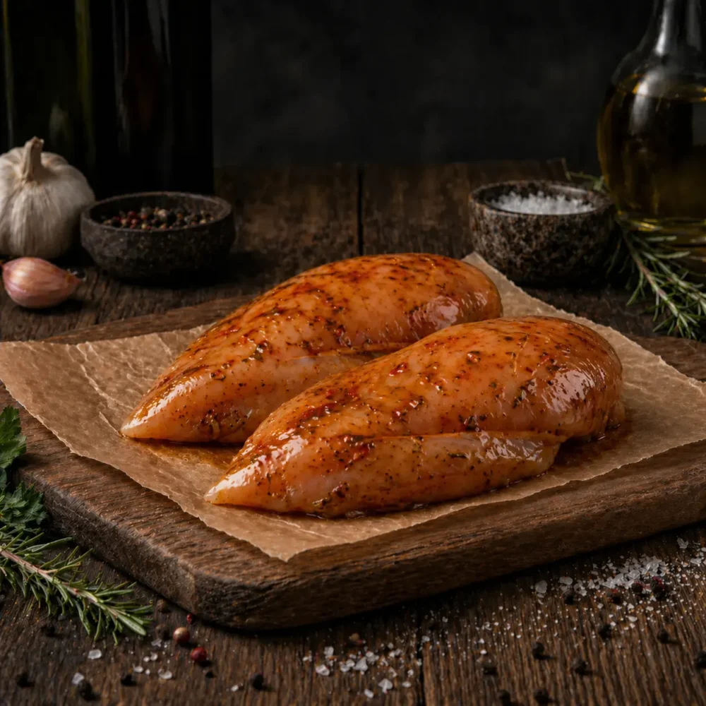 Marinated Chicken Breast Fillets - 250g