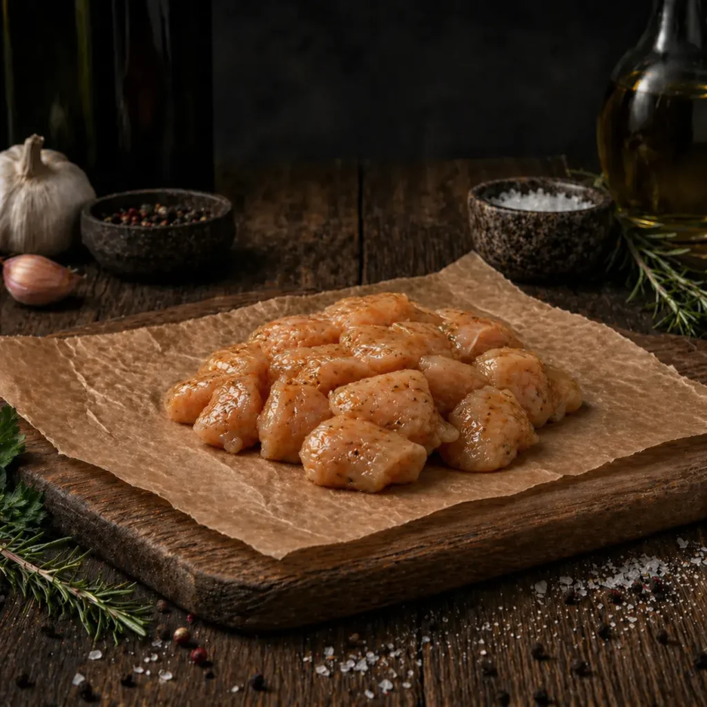Marinated Diced Chicken